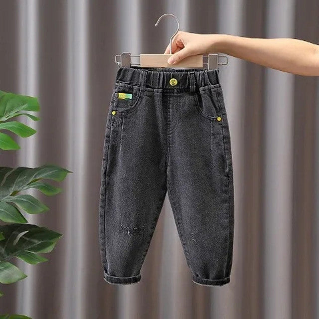 Boys' Casual Fashion Jeans for Spring and Autumn