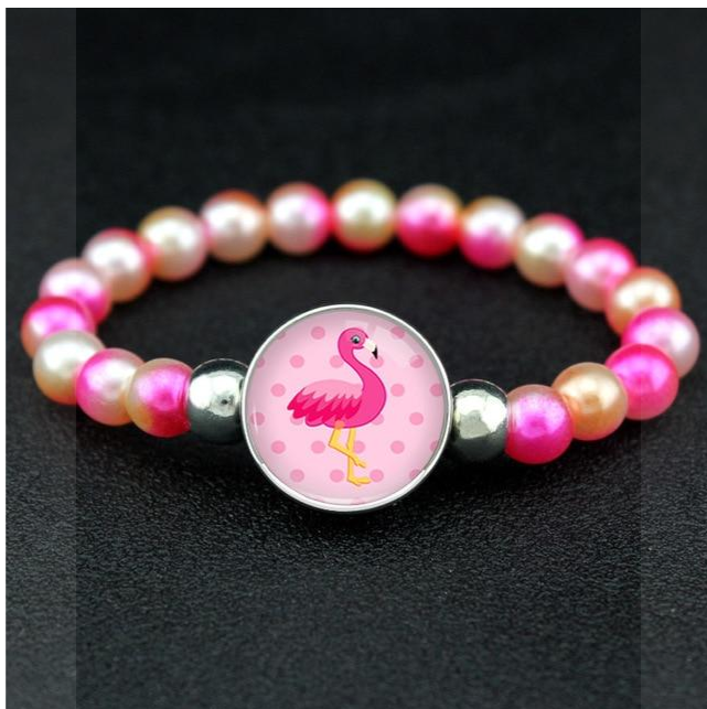 Colorful Unicorn Bead Bracelet