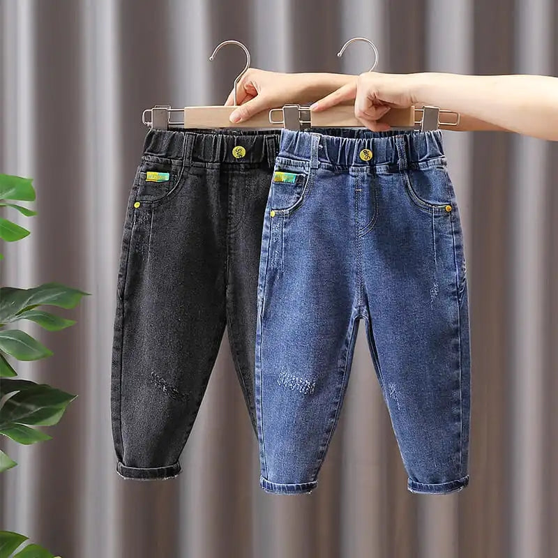 Boys' Casual Fashion Jeans for Spring and Autumn