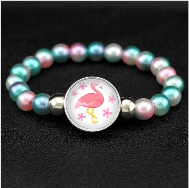 Colorful Unicorn Bead Bracelet