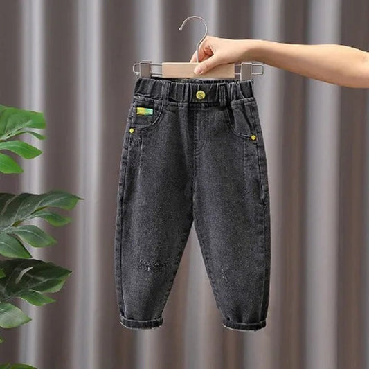 Boys' Casual Fashion Jeans for Spring and Autumn